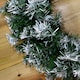 image 9 of 55cm Premier Christmas Snow Tipped Green Pine PVC Door Wreath