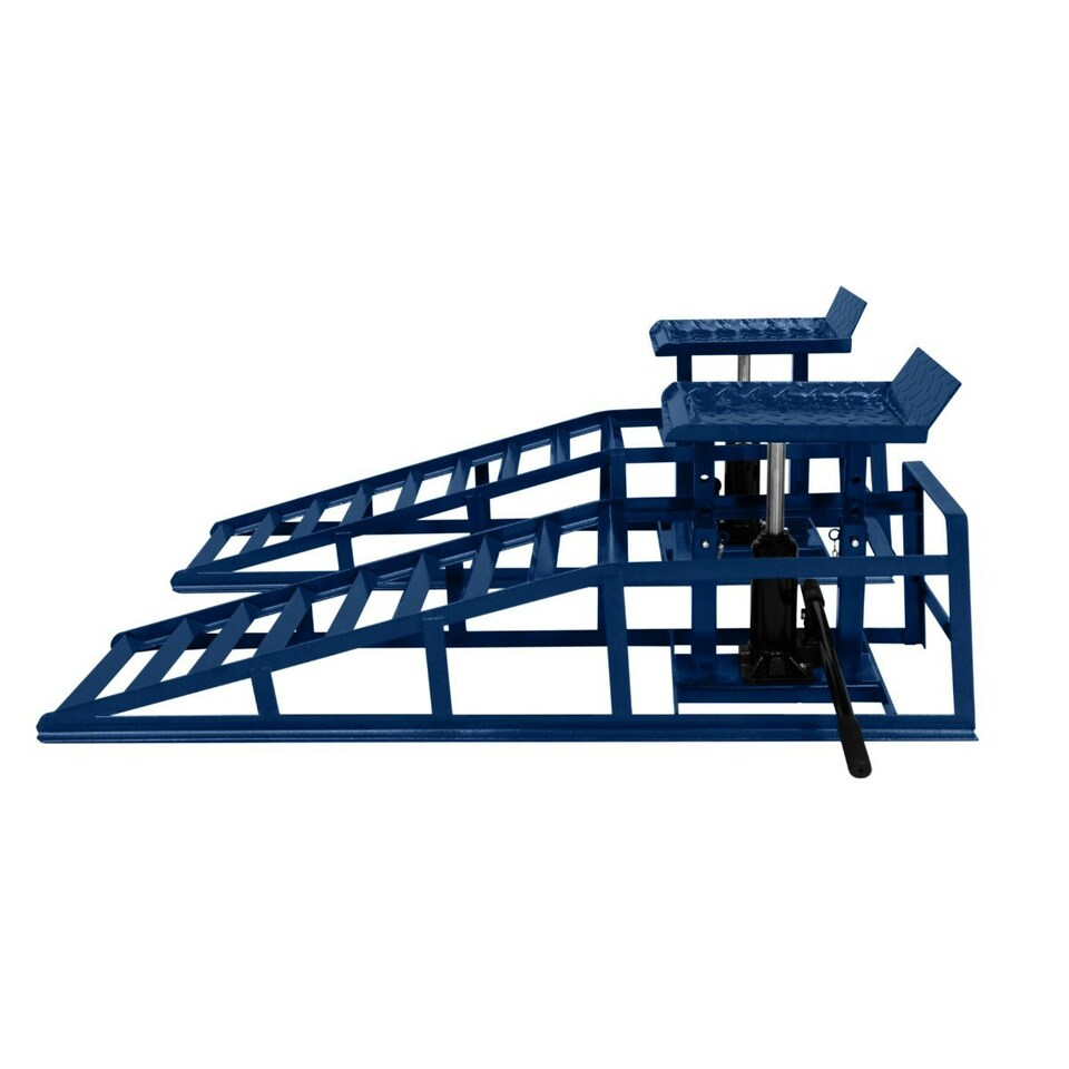 image 1 of Hydraulic Car Ramps - 3 Tonne Blue