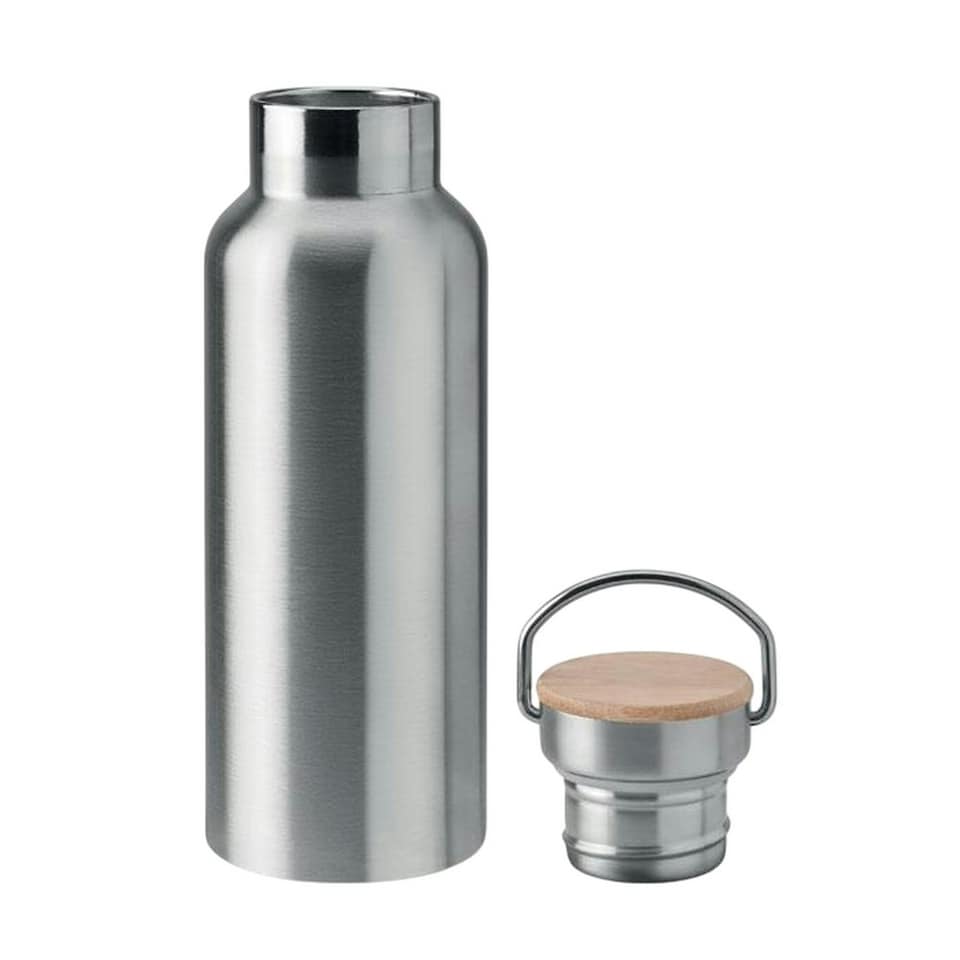 image 1 of MidOcean Helsinki 500ml Flask - Matt Silver - One Size Multi | One Size