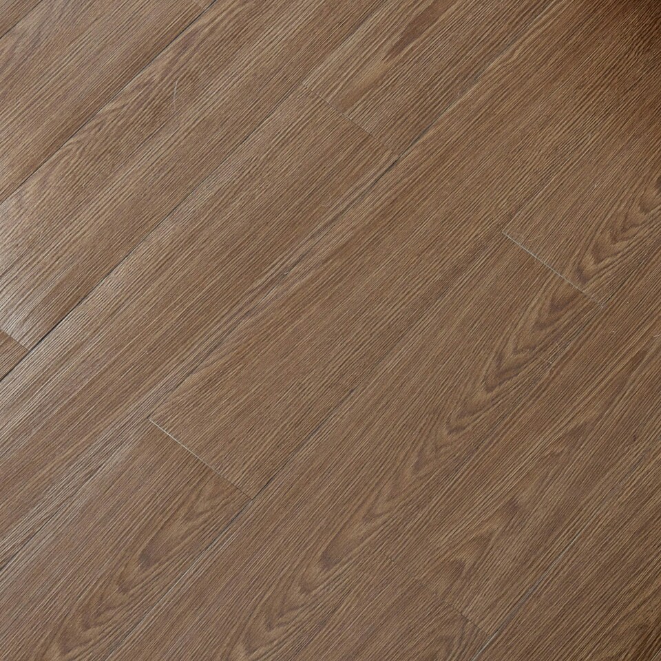 image 1 of NOVECRAFTO Self Adhesive Vinyl Floor Planks – Peel & Stick Flooring – Brown Wood Effect – Easy DIY Installation – Durable & Waterproof Tiles Brown | 1.39 sqm