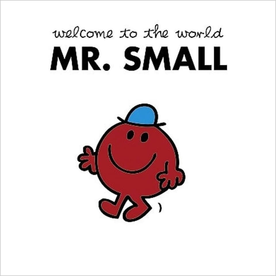image 1 of 3D Holographic Mr Small Mr Men New Baby Boy Card