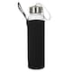 image 4 of Something Different Quartz Water Bottle - Clear/Steel Grey - One Size