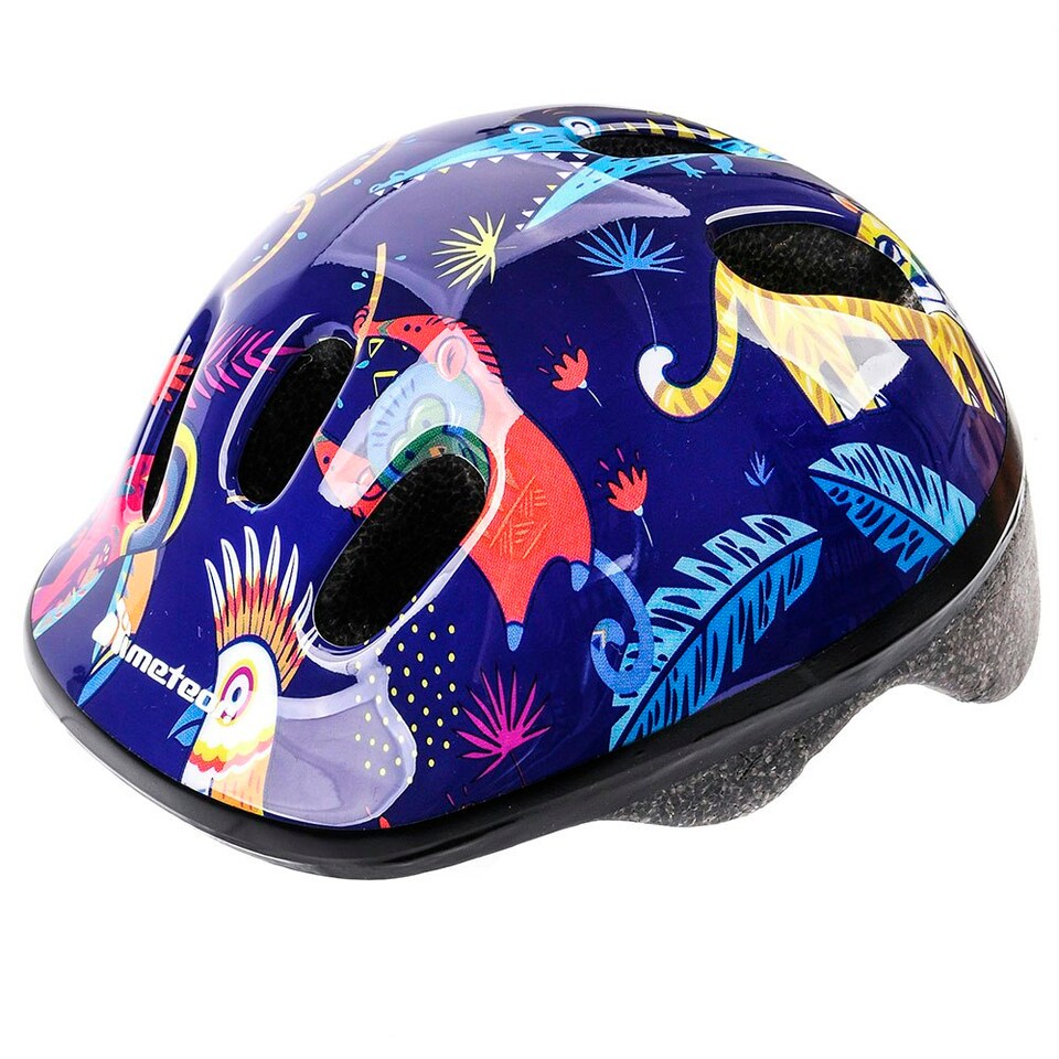 image 1 of Helmet for Kids Toddlers – Lightweight Adjustable Bike Helmet for Boys & Girls – Safety Crash Protection for Cycling, Scooter, Skateboard – MV62 Blue | Jungle | S