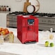 image 1 of HOMCOM 3L Ice Maker Machine and Water Dispenser, 12kg in 24H, 2 Size Options 9 Ice Cubes Ready in 6-10 Mins Countertop Ice Machine for Home, Kitchen, Office, Bar, Red