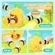image 4 of My First Honeybee Soft Plush Playset - Interactive Hide & Seek Beehive Toy