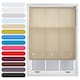 image 1 of FURNISHED Roller Blinds Daylight Square Eyelet Light Filtering Easy Fit Trimmable Window Shade | Brown | Cappuccino