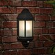 image 1 of ValueLights Kayleigh Black Outdoor Wall Lantern