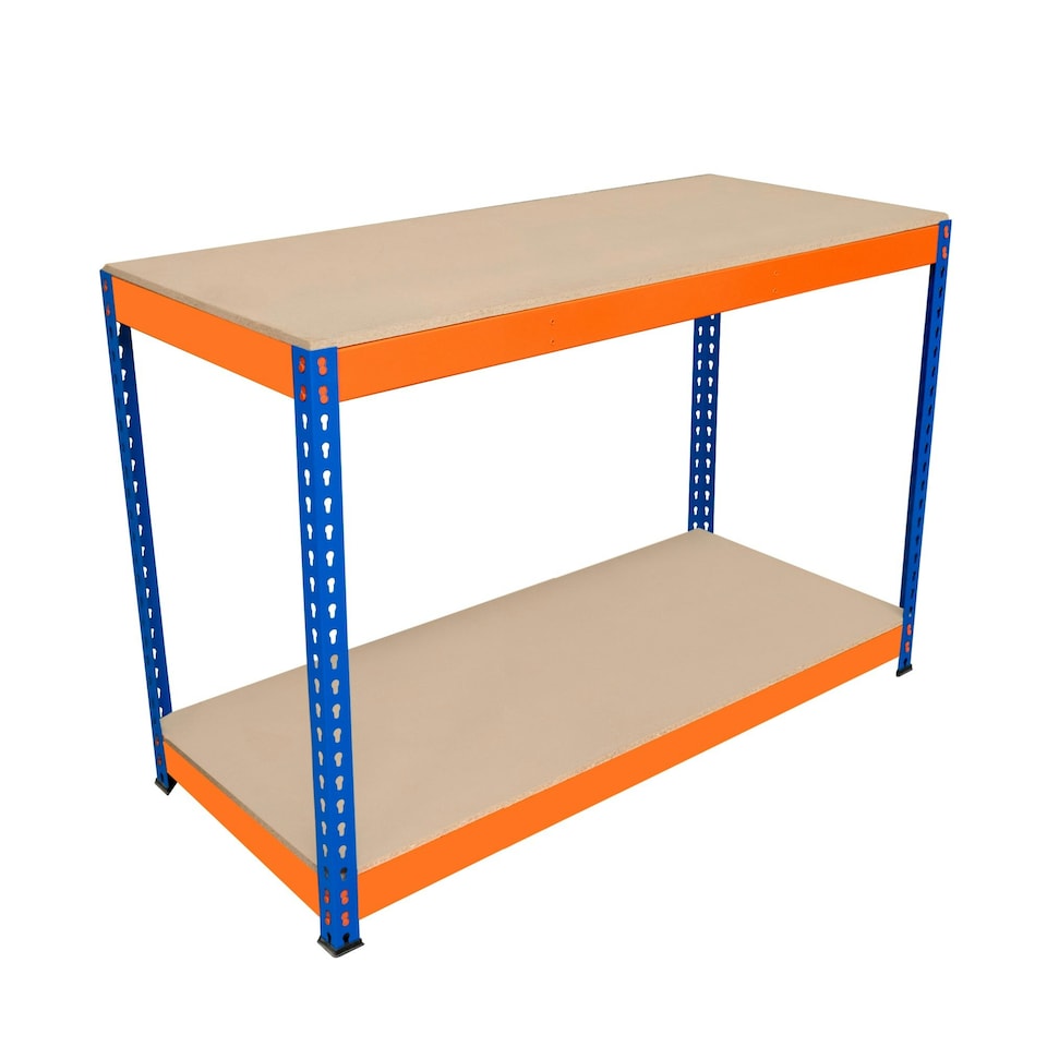 image 1 of S-Rax 2 Tier Workbench - 120cm x 60cm x 90cm Orange