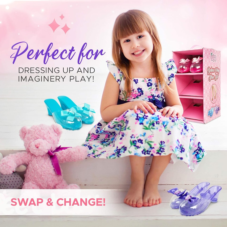 image 1 of Little Fairy Princess Deluxe Play Shoe Set