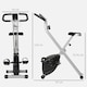 image 7 of SPORTNOW Folding Exercise Bike with Heart-Rate Sensor for Home Use, Black/Grey