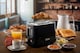 image 2 of Ariete 2 Slice Toaster, Breakfast Line, 760 W, 7 Browning Levels, Cold Touch, Dark Grey