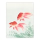 image 3 of Ohara Koson Framed Wall Art Print Two Veiltail Goldfish in Pond Home Décor