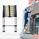image 2 of Neo 2.9M / 3.2M / 3.8M / 4.6M Extendable Portable Foldable Telescopic Ladder | Silver