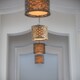image 2 of Carabel 1 Light Ceiling Mini Pendant Brushed Champagne, E27