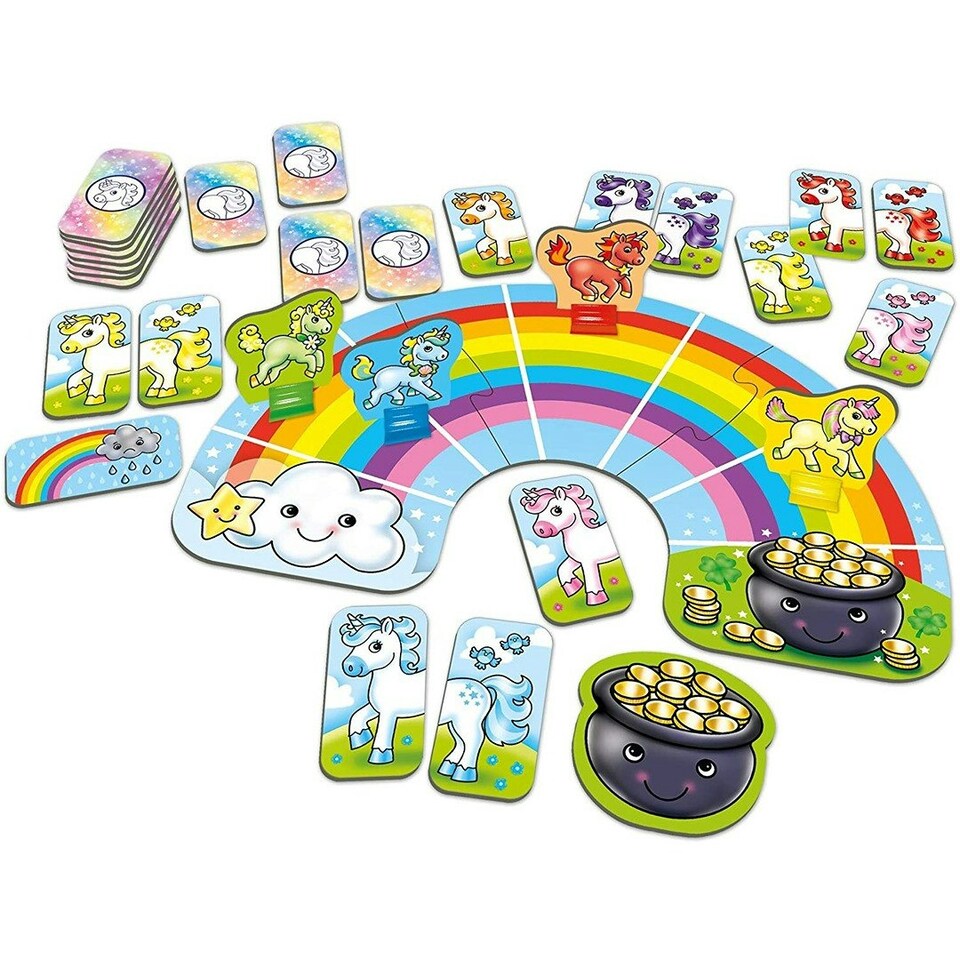 image 1 of Orchard Toys Rainbow Unicorns Game