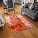 image 2 of CRAZY RED BEN  (Rug) Red | Large: 140x200cm