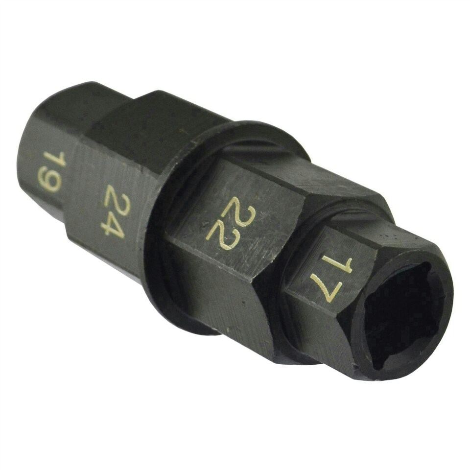 image 1 of Motorcycle / Bike Front Wheel Spindle Adaptor Tool Hex Key 17, 19, 22 and 24mm
