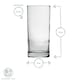 image 3 of Argon Tableware Classic Highball Glasses - 295ml - Pack of 24 - Juice Glass Dishwasher Safe Drinking Glass Drinks Glass Clear