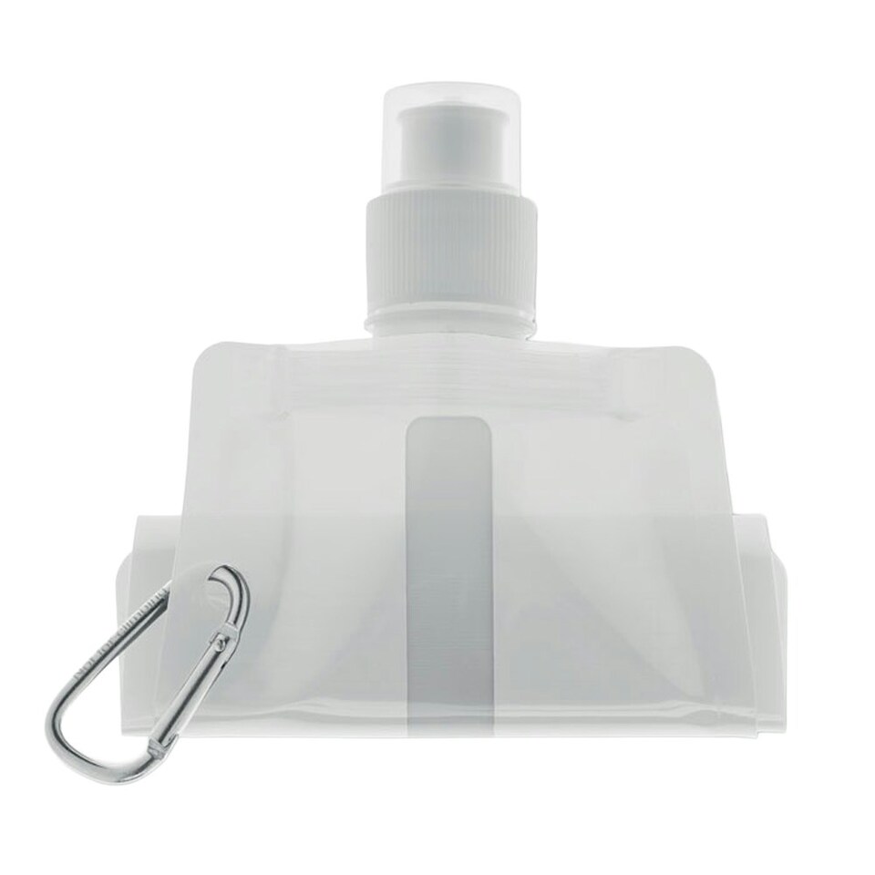 image 1 of MidOcean Gates Plain Foldable 480ml Water Bottle - White - One Size One Size