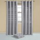 image 3 of Homescapes Cotton Rajput Ribbed Silver Grey Curtain Pair - 66 x 90" Grey