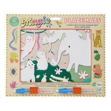 Floss & Rock Magic Water Colouring Placemats - Jungle