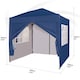 image 5 of MCC Direct 2X2 Pop up Blue Gazebo with Sides | Brown | Blue