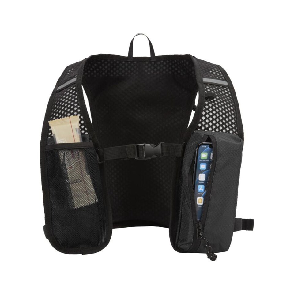 image 1 of Floso Nomad Recycled Running 5L Hydration Pack | Black | Solid Black | One Size | 1