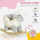image 3 of AIYAPLAY Baby Rocking Horse with Safety Belt, Sound, for Ages 18-36 Months