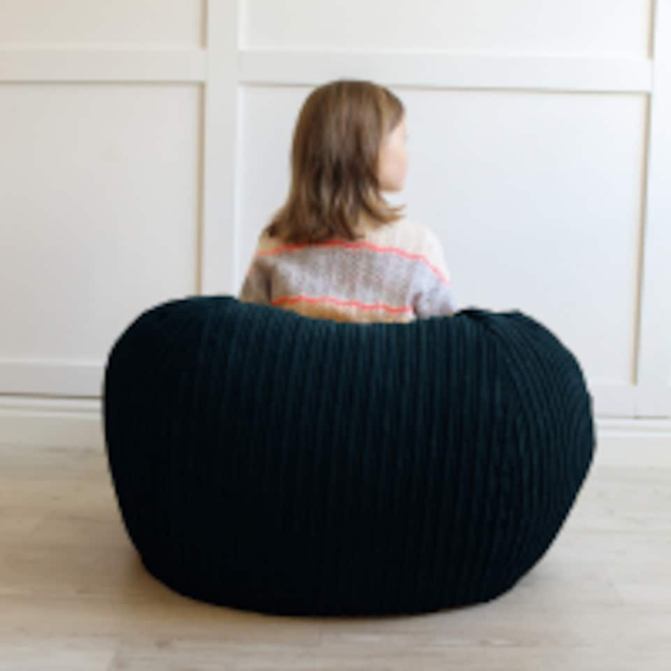 image 1 of rucomfy Indoor Classic Kids Bean Bag Chair - Jumbo Cord Slouchbag
