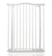 image 1 of Safetots Extra Tall Curved Top Safety Gate, 71cm - 80cm, Matt White, Extra Tall 100cm in Height, Pressure Fit Stair Gate