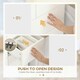image 5 of HOMCOM Kitchen Cupboard Storage Cabinet Push Open Doors and Drawers, White