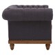 image 3 of Cabra Chesterfield Graphite Chair Grey