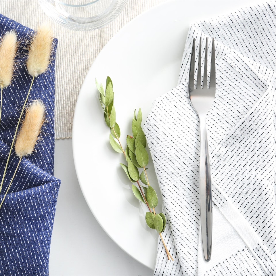 image 1 of Argon Tableware Economy Stainless Steel Dinner Forks - 19.5cm - Pack of 6