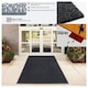 image 3 of Oseasons Heart Large Embossed Doormat in Grey