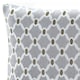 image 2 of Berkeley Geometric Chenille 45cm x 45cm Silver Cushion Set of 4 | Silver | Cream & Beige | 45cm x 45cm x 10cm | 4