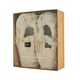 image 1 of Warmies Microwavable Slippers Almond Colour One Size