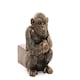 image 2 of Chimpanzee Plant Pot Feet - Set of 3 - L9.5 x W6.5 x H9 cm Grey