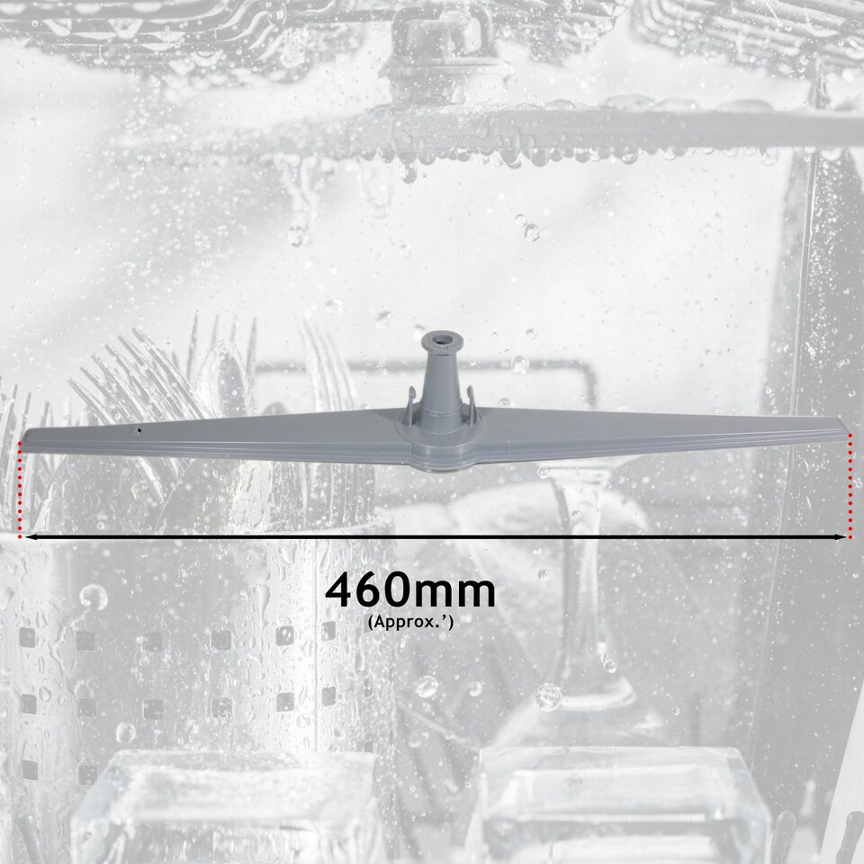 image 1 of SPARES2GO Lower Spray Arm for Montpellier MAB13 MAB60 MDI60 MDI65 MDW13 Dishwasher