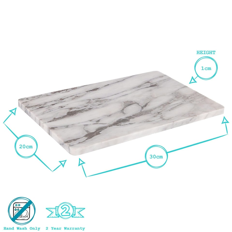 image 1 of Argon Tableware 12pc Marble Placemats & Round Coasters Set - White White