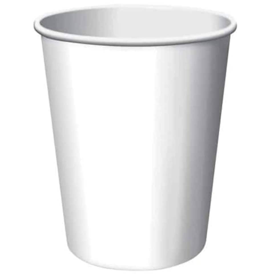 White Paper Cups 270ml - Pack of 14