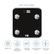 image 2 of Get Fit Smart Bathroom Scales - Monitor Weight Loss Digital Body Weighing Scale, Connect to IOS/Android via Bluetooth with APP, LCD Display, Auto On/Off - Black