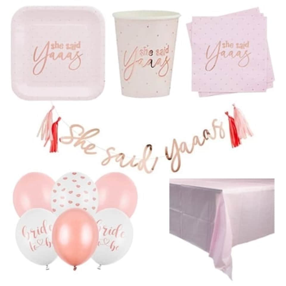 She Said Yaaas Hen Party 10 Person Deluxe Party Pack