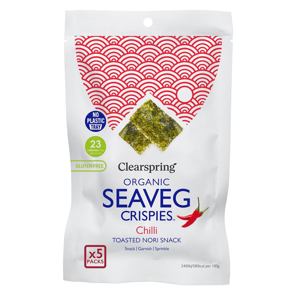 Organic Chilli SeaVeg Crispies Multipack 20g (Clearspring)