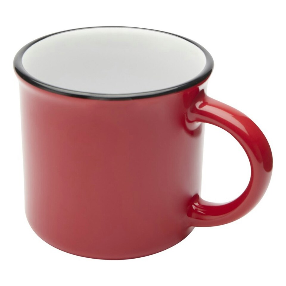 image 1 of Bari Ceramic 240ml Mug - Red - One Size