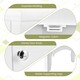 image 6 of COSTWAY 5-Tier Bathroom Tall Cabinet Storage Organizer Cupboard White