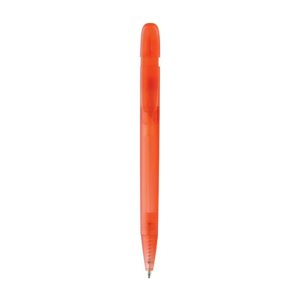 image 1 of XD Collection Devin Transparent Recycled ABS Plastic Pen - Red - One Size