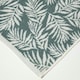 image 4 of Homescapes Green Botanical Pattern Cotton Hand Towel | Green