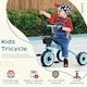 image 3 of AIYAPLAY Trike W/ Adjustable Seat Basket, Kids Tricycle for 2-5 Years Old, Blue