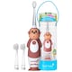 image 4 of Brush Baby WildOnes™ Monkey Kids Electric Rechargeable Toothbrush & Applemint Toothpaste set