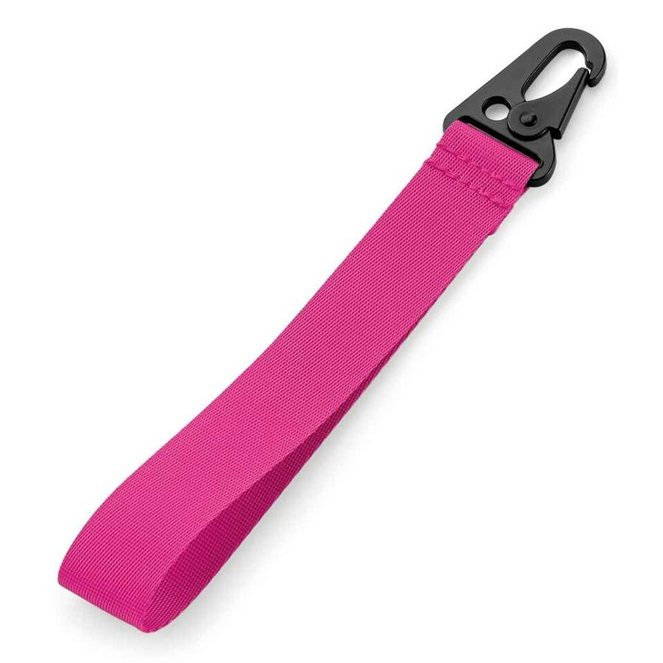 image 1 of BagBase Brandable Key Clip - Fuchsia - One Size Pink